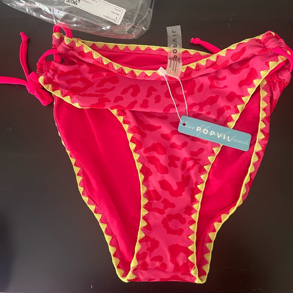 O'Neill Red and Yellow Bikini Bottom